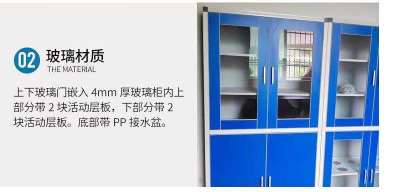 山東實驗室全鋼藥品柜，玻璃器皿柜試劑存儲柜